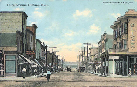Third Avenue, Hibbing Minnesota, 1910