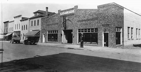 Security Service Garage erected and owned by Gus. Anderson, Hibbing, 1920