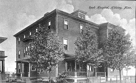 Rood Hospital, Hibbing Minnesota, 1910