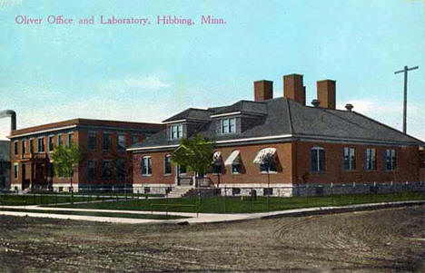 Oliver Mining Office and Laboratory, Hibbing Minnesota, 1915