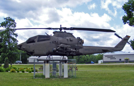 Army Helicopter in Veterans Park, Hill City Minnesota, 2009