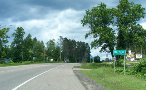 Entering Hill City on US Highway 169 from the south, 2009