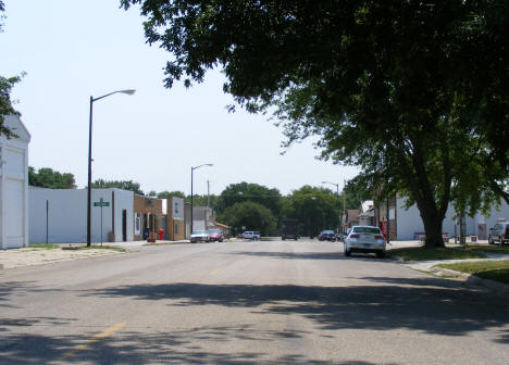 Street scene, Hills Minnesota, 2012