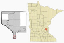 Location of Hilltop, Minnesota
