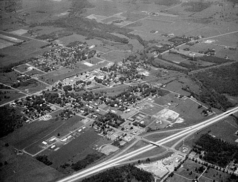 Aerial view, Hinckley Minnesota, 1970