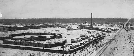 Mill at Hinckley Minnesota, 1893