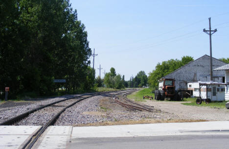 Railroad tracks, Hitterdal Minnesota, 2008