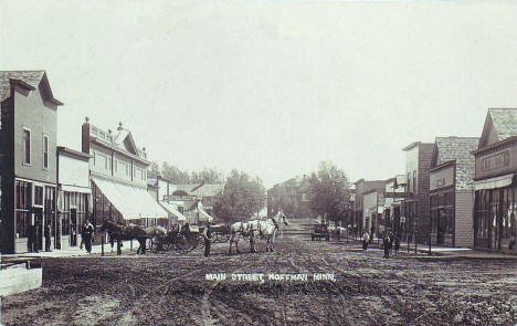 Main Street, Hoffman Minnesota, 1910