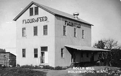 Roller Flour Mill, Holdingford Minnesota, 1910