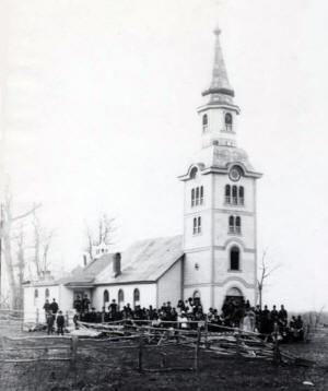 St. Hedwig Catholic Church, Holdingford Minnesota, 1887