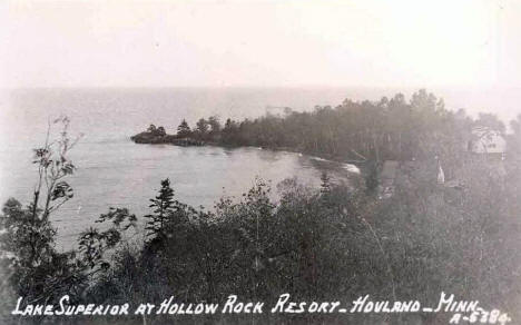 Hollow Rock Resort, Hovland Minnesota, 1940's