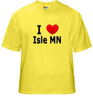 I Love Isle Yellow T-Shirt
