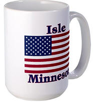 Isle US Flag Large Mug