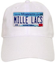 Mille Lacs License Plate Cap