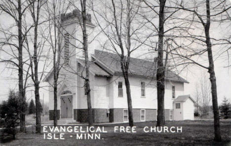 Evangelical Free Church, Isle Minnesota, 1940's?