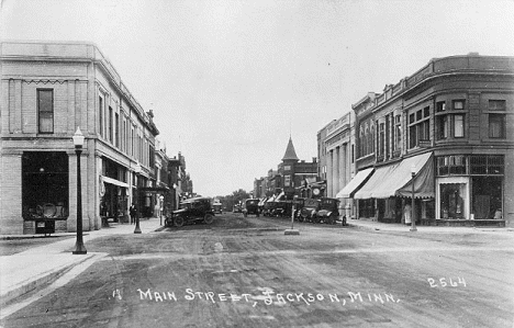 Main Street, Jackson Minnesota, 1926