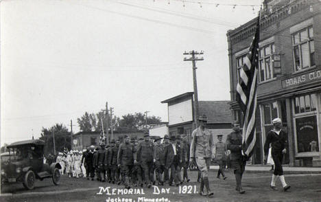 Memorial Day, Jackson Minnesota, 1921