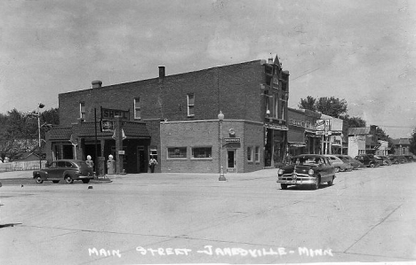 Main Street, Janesville Minnesota, 1950's