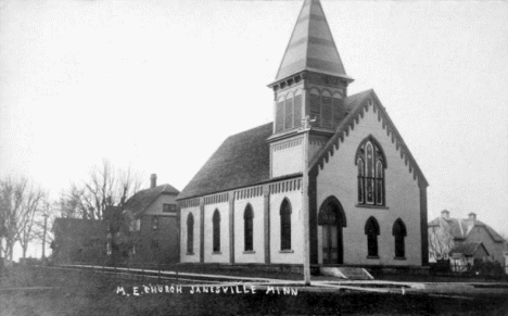 Methodist Episcopal Church,  Janesville Minnesota, 1910