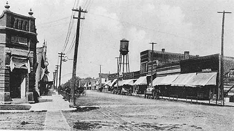 Main Street, Janesville Minnesota, 1908