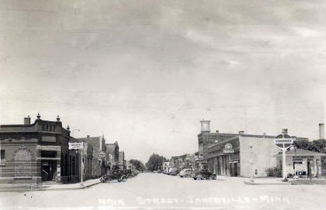 Main Street, Janesville Minnesota, 1940's