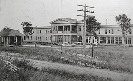 Mudbaden Sulphur Springs Health Resort, Jordan Minnesota, 1922