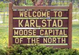 Karlstad Minnesota Welcome Sign