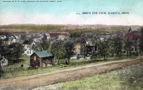 Birds eye view, Kasota, Minnesota, 1909