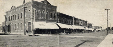 Main Street looking east, Kasson Minnesota, 1908
