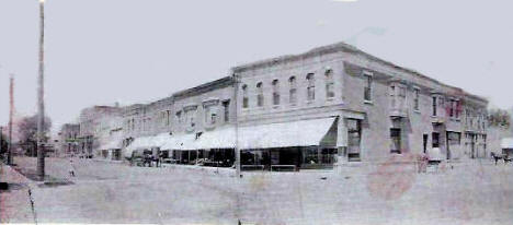 Main Street looking west, Kasson Minnesota, 1907