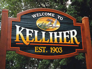 Kelliher Minnesota Welcome Sign