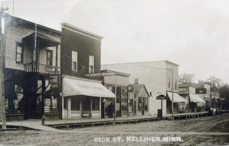 Side Street, Kelliher Minnesota, 1915