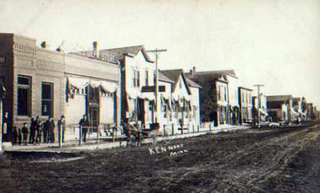 Street scene, Kennedy Minnesota, 1910