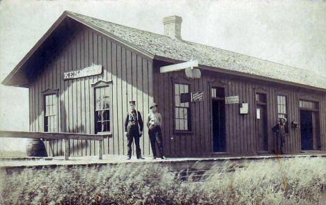 Great Northern Railroad Depot, Kennedy Minnesota, 1910's