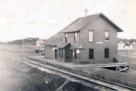 Railroad Depot, Kent Minnesota, 1910's?