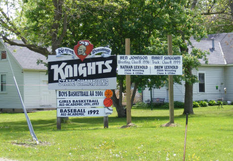 School signs, Kenyon Minnesota, 2010