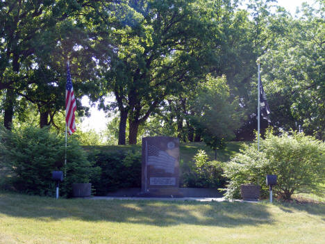 Veterans Memorial at Willow Creek Park, Kimball Minnesota, 2009