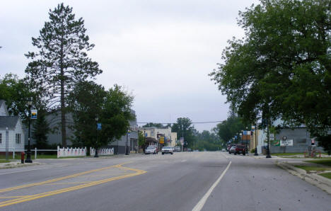 View of Downtown Littlefork Minnesota on Main Street, 2007