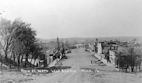 Main Street North, Lake Benton Minnesota, 1910's