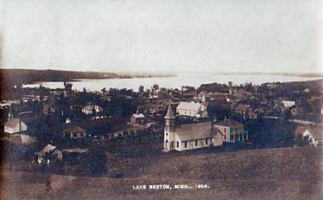 General View of Lake Benton Minnesota, 1908