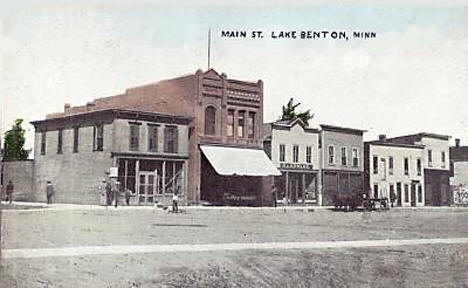 Main Street, Lake Benton Minnesota, 1910