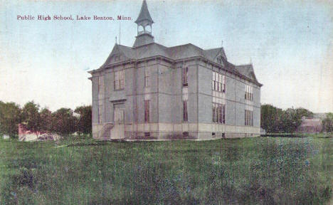 Public High School, Lake Benton Minnesota, 1910's