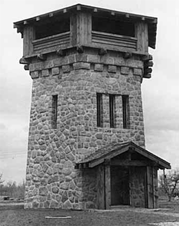Water tower, Lake Bronson State Park, 1940