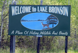 Lake Bronson Minnesota Welcome Sign