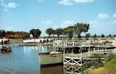 Municipal Boat Harbor, Lake City Minnesota, 1950's