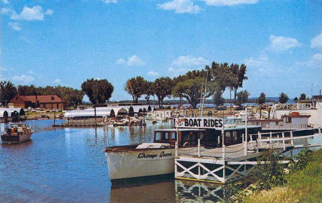 Harbor scene, Lake City Minnesota, 1960's