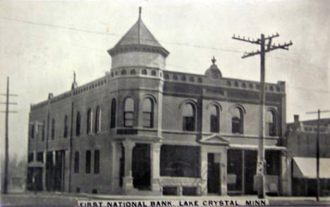 First National Bank, Lake Crystal Minnesota, 1912
