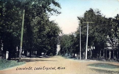 Lincoln Street, Lake Crystal Minnesota, 1912