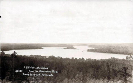 View of Lake Itasca from the Observation Tower, 1929