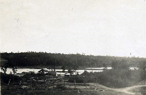 Sawmill, Lake Park Minnesota, 1912